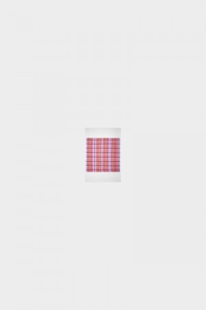 Bimba Y Lola Checked Wool Shawl Scarves Light Pink | USA 0326FQWKG