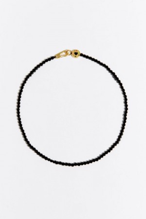 Bimba Y Lola Crystals Necklaces Black | USA 7516OAELR